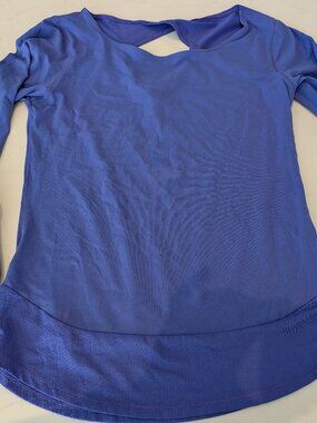 Lucy Purple Long Sleeve Athletic Shirt Small EUC